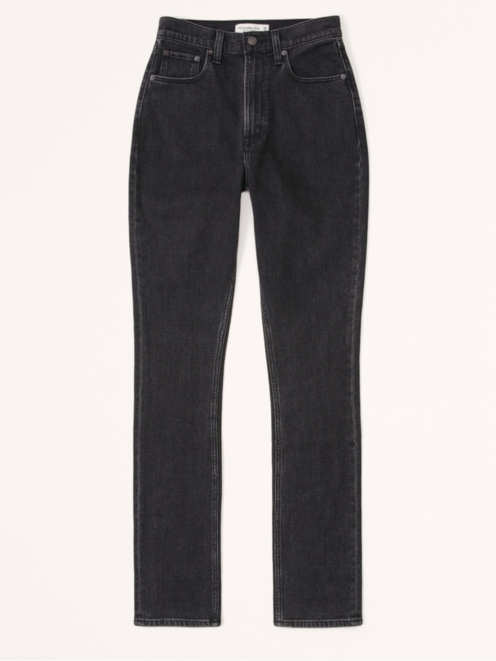 Abercrombie & Fitch 90’s Ultra High-Rise Straight Leg Jeans - Black Wash Size 24
